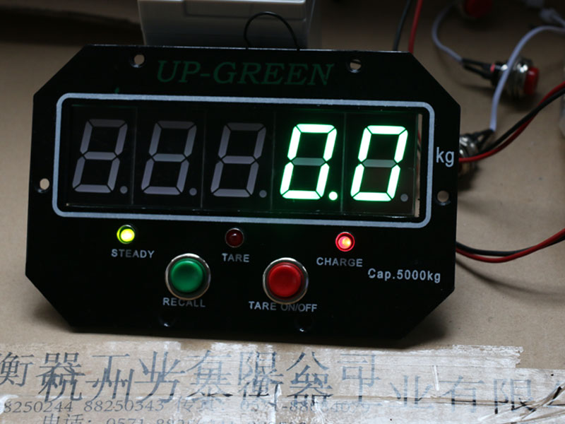 直視吊秤前面板主板LED，紅字，綠字